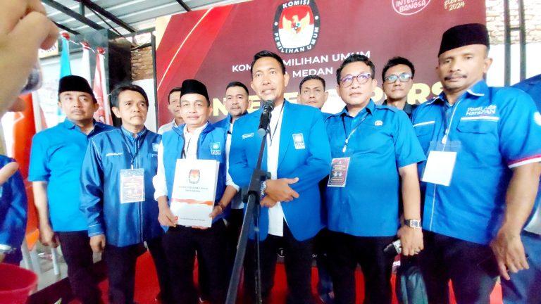 Daftar ke KPU Medan, PAN Belum Tentukan No Urut Bacaleg