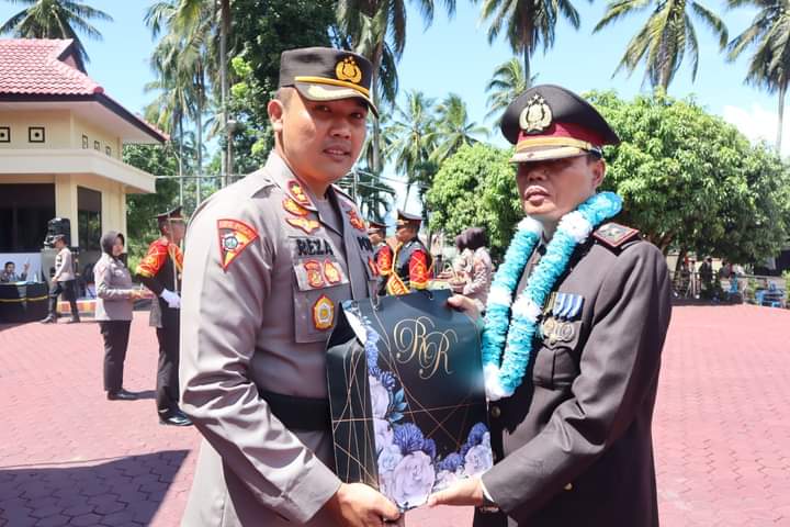 Kompol Subagya, S.H Akhiri Tugas di Polres Madina, Ini Pesan Kapolres RezaÂ 