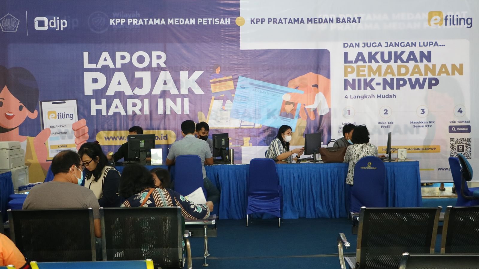 318.490 SPT Tahunan Sudah Diterima Kanwil DJP Sumut I
