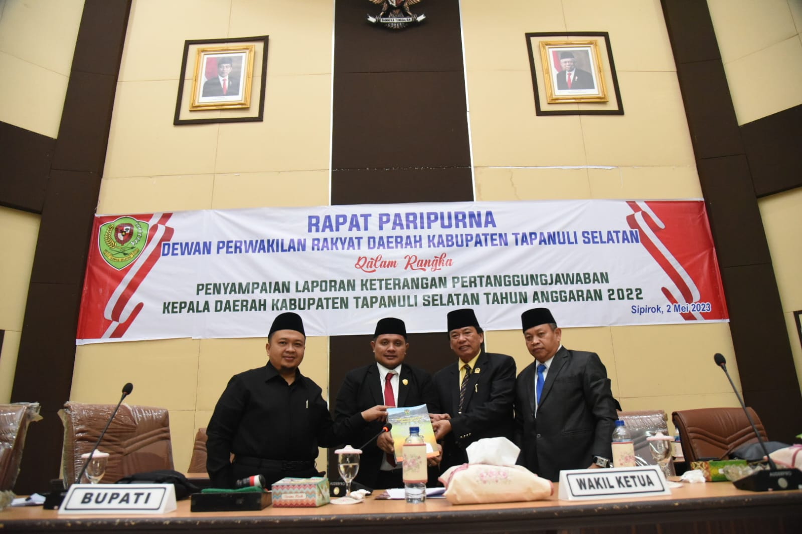 Bupati Tapsel Dolly Pasaribu Sampaikan Nota Pengantar LKPJ 2022 Pada Sidang Paripurna Dewan.Ini Penjabarannya