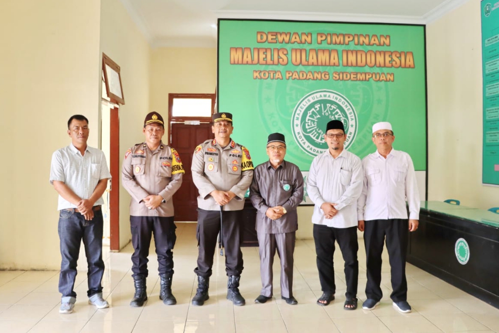 Pasca-Insiden Penembakan di Kantor MUI Pusat Kapolres Pantau Kantor MUI Kota Padangsidimpuan.