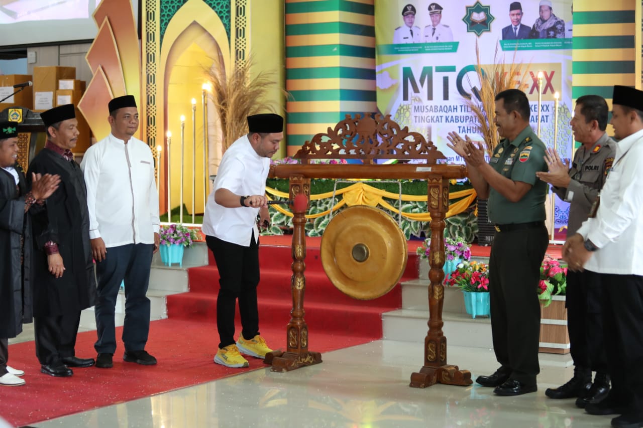 MTQ KE-XX Tingkat Kabupaten Pakpak Resmi Dibuka Bupati