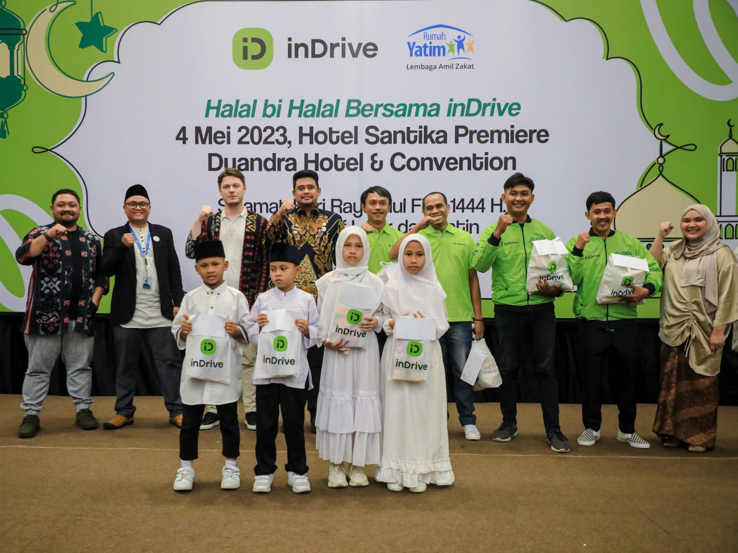 Halal Bi Halal bersama Driver Online, Bobby Nasution Dengarkan dan Tanggapi Permasalahan yang Dialami Driver Online