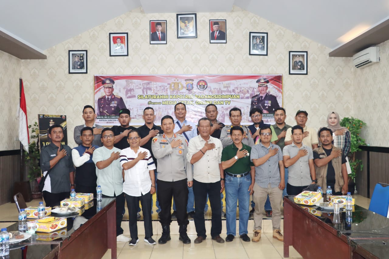 Polres Padangsidimpuan Halal bi Halal bersama Tim Pokja, Ini Penjelasan dan Harapan Kapolres AKBP Dwi Prasetyo