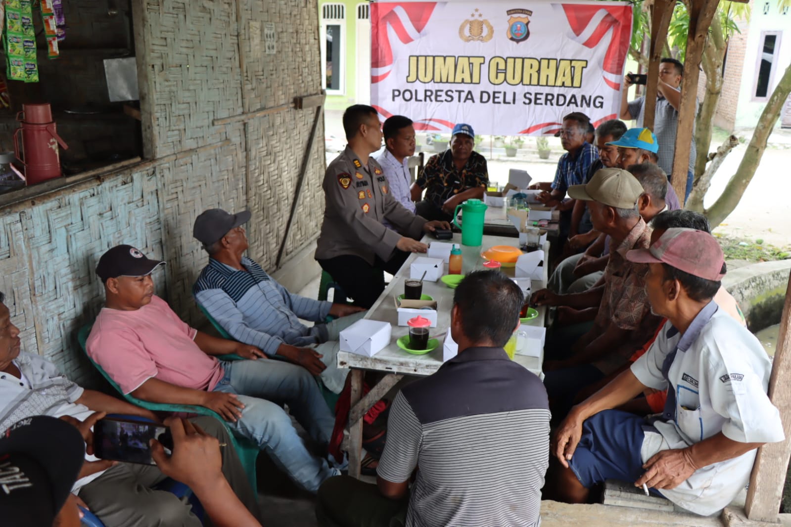 Polresta Deli Serdang dengarkan keluhan warga dalam Program Jumat Curhat