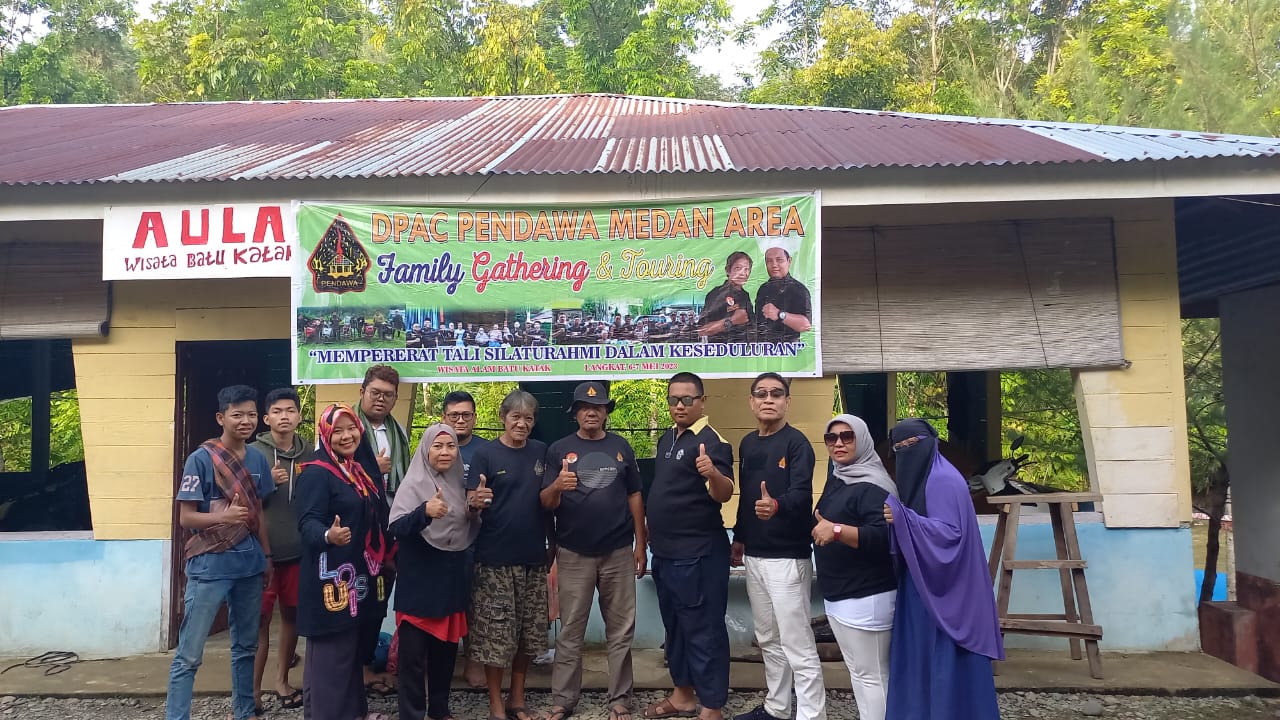 PENDAWA KEC.MEDAN AREA GELAR FAMILY GATHERING & TOURING KE PANTAI KATAK LANGKAT I Sumut24.co