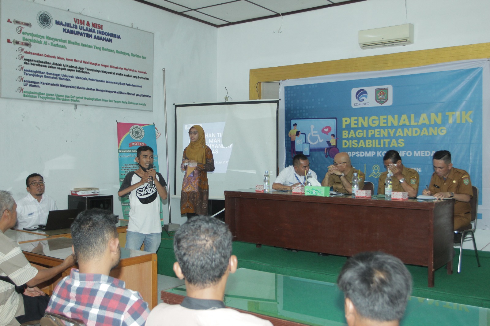 Bupati Asahan Buka Pelatihan TIK Bagi Penyandang Disabilitas