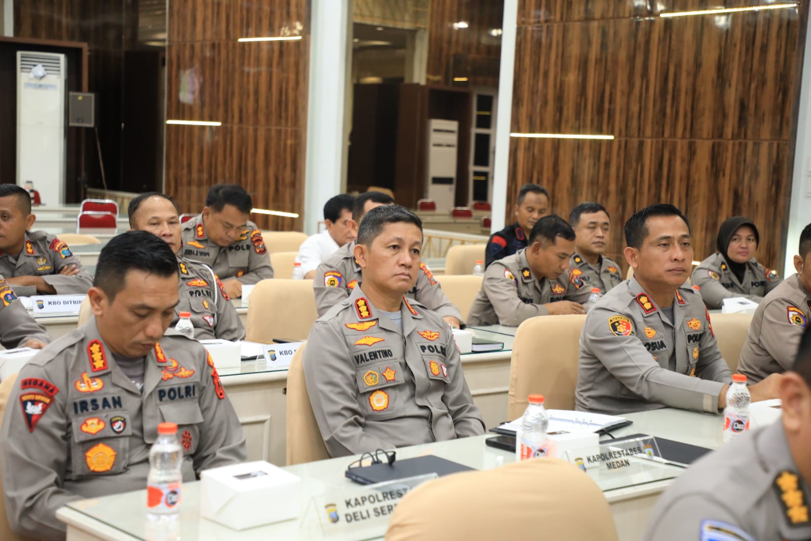 Kapolresta Deli Serdang Hadiri Acara Taklimat Akhir Tahun Audit Kinerja Itwasda Polda Sumut Tahap 1 2023Â 