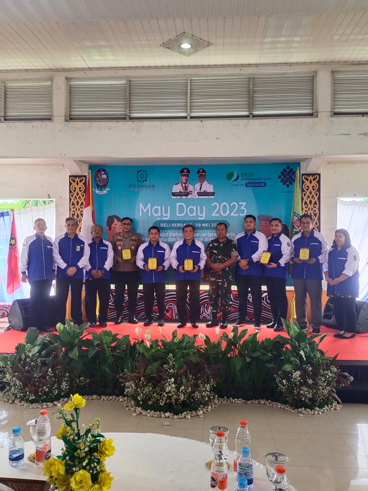 Peringati Hari Buruh, Wakapolresta Deli Serdang Hadiri Giat May Day di P3UD Kecamatan Tanjung Morawa