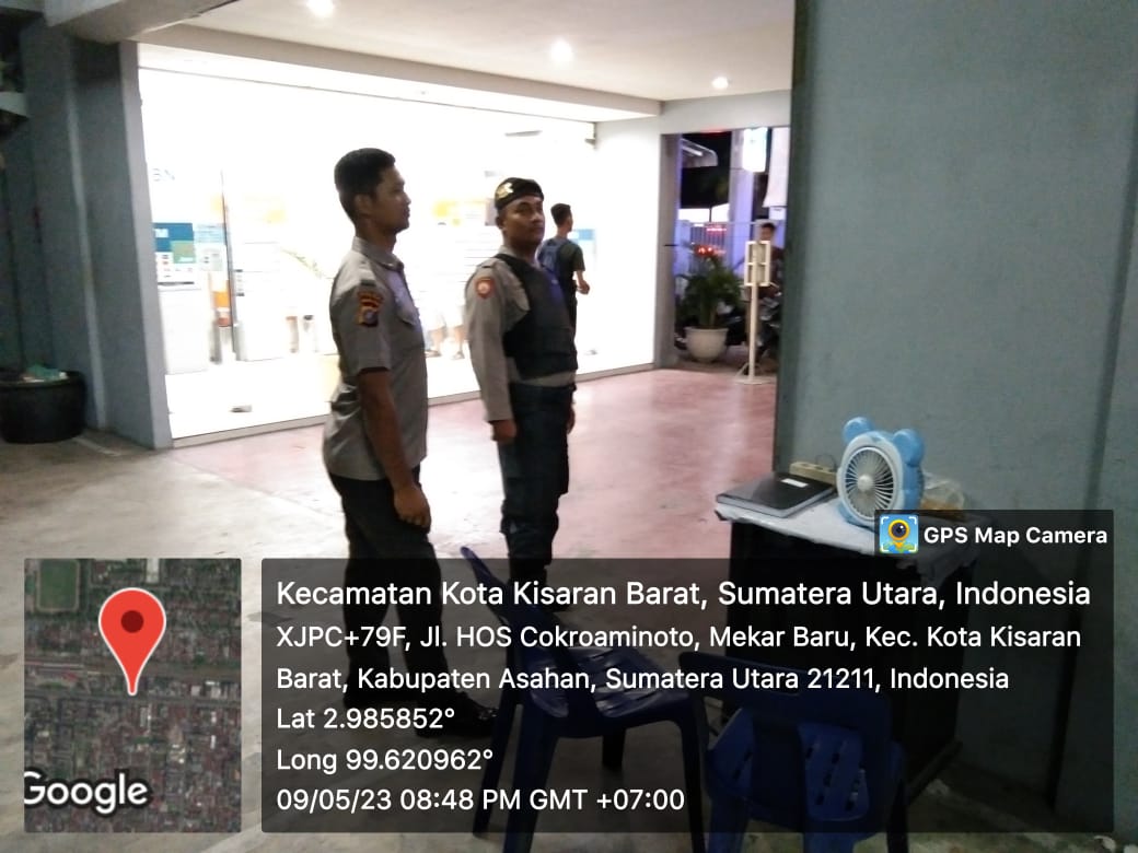 Personel Sat Samapta Polres Asahan Pantau Titik Rawan 3 C