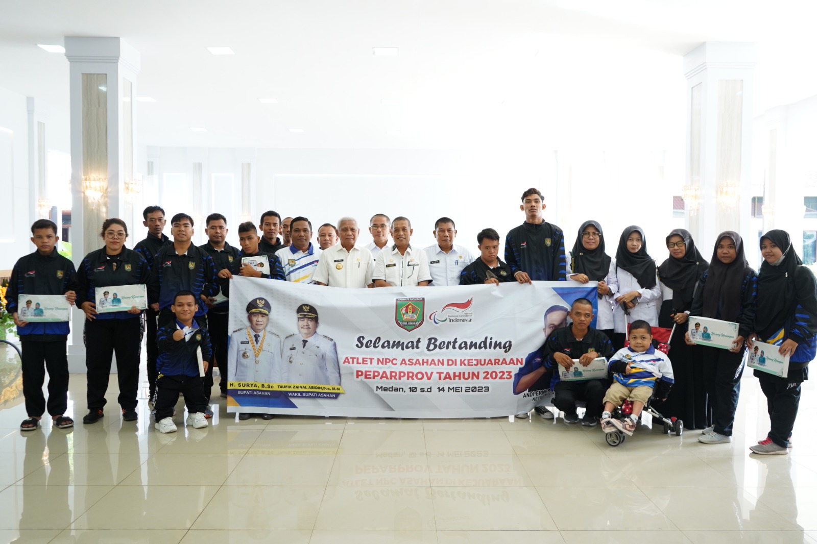 Bupati Asahan Lepas Atlet NPC Bertanding di Peparprov Sumut ke II 2023