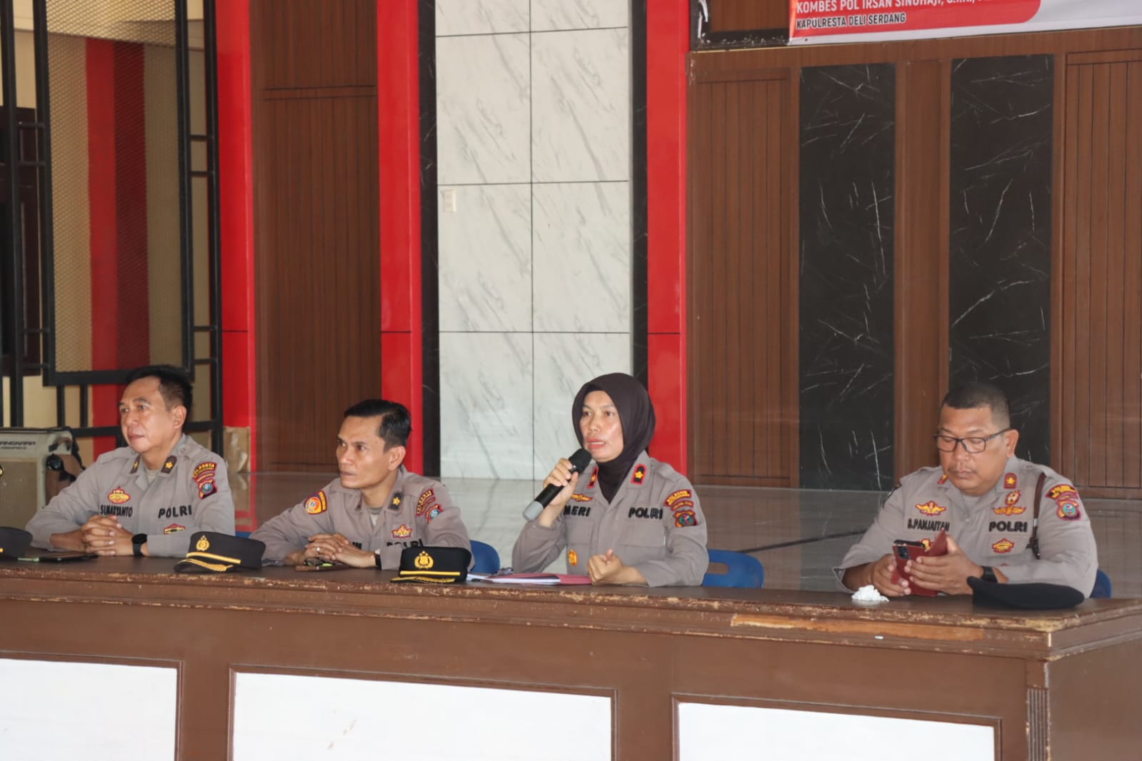 Personil Polresta Deli Serdang Ikuti Pelatihan Polisi RW/ Polresta Deli Serdang