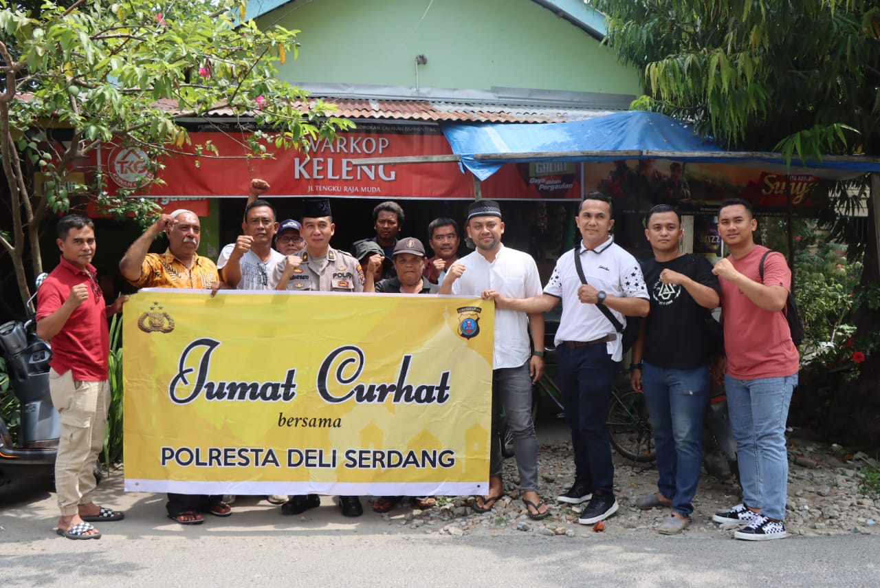 Jumat Curhat, Polresta Deli Serdang duduk bersama dan terima keluhan warga