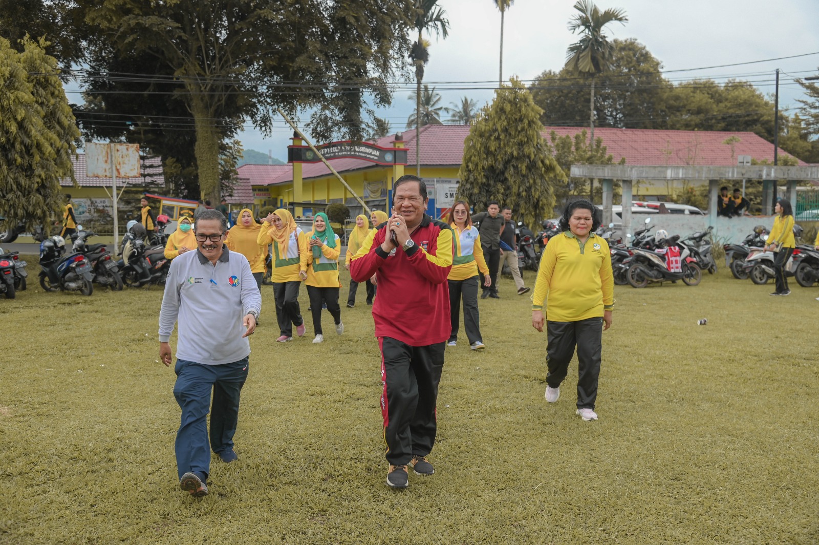 Puskesmas Padang Matinggi Gelar LombaÂ  Senam Prolanis, Walikota Irsan Apresiasi