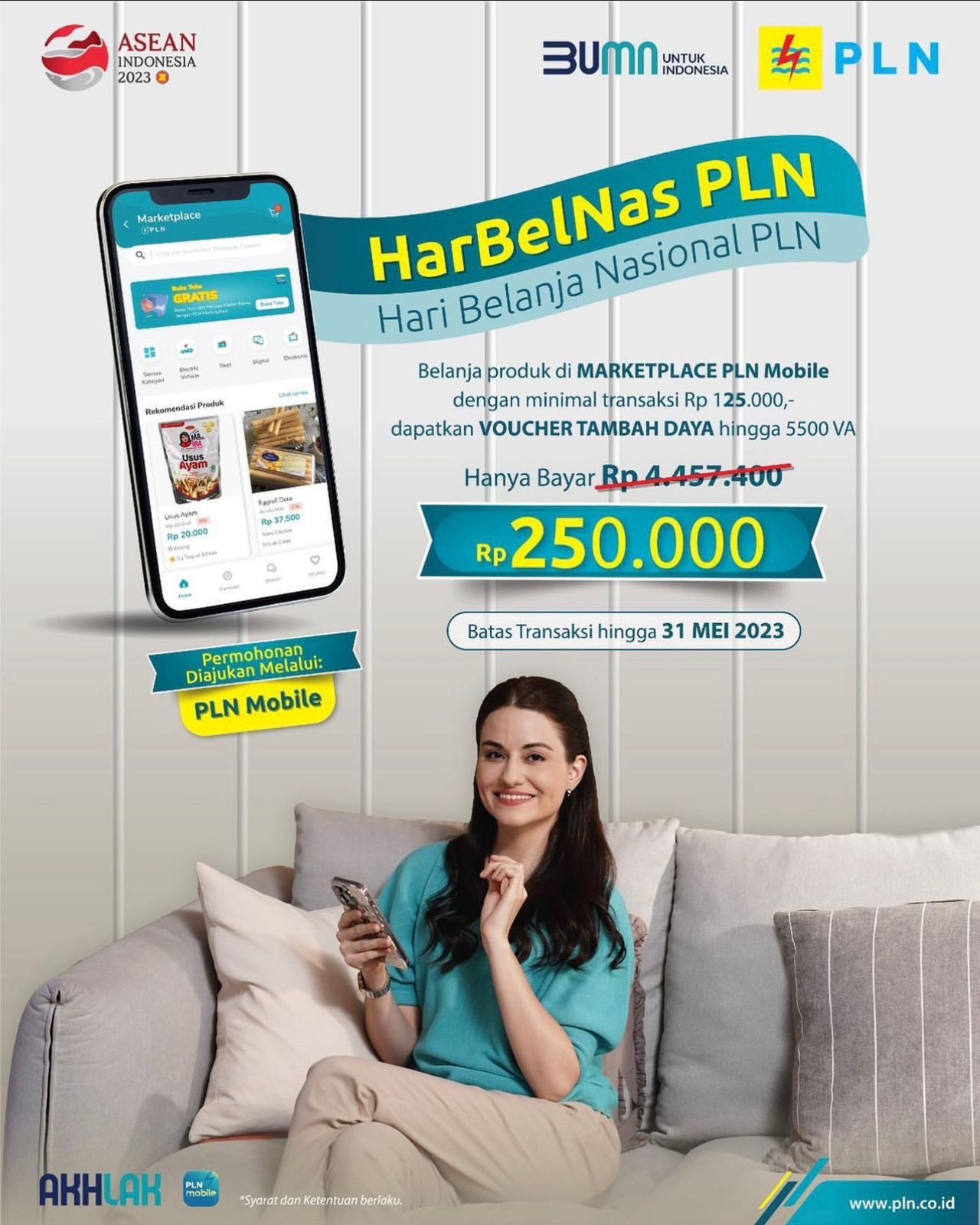 Promo Harbelnas, PLN Buat Biaya Murah Program Tambah Daya