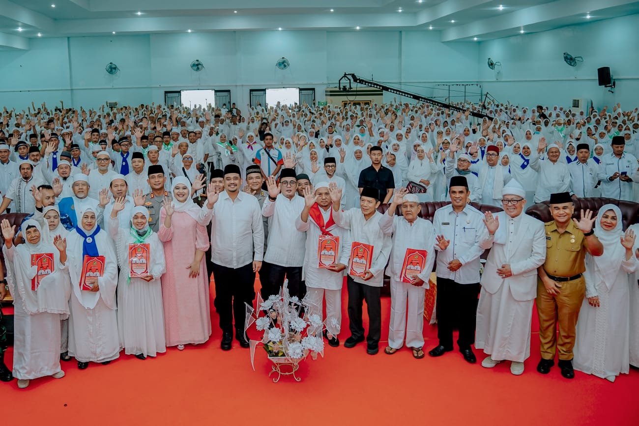 Tepungtawari 2.152 Calhaj, Bobby Nasution : Semoga Jadi Haji Mabrur & Mabruroh, Doakan Medan Jadi Kota Berkah