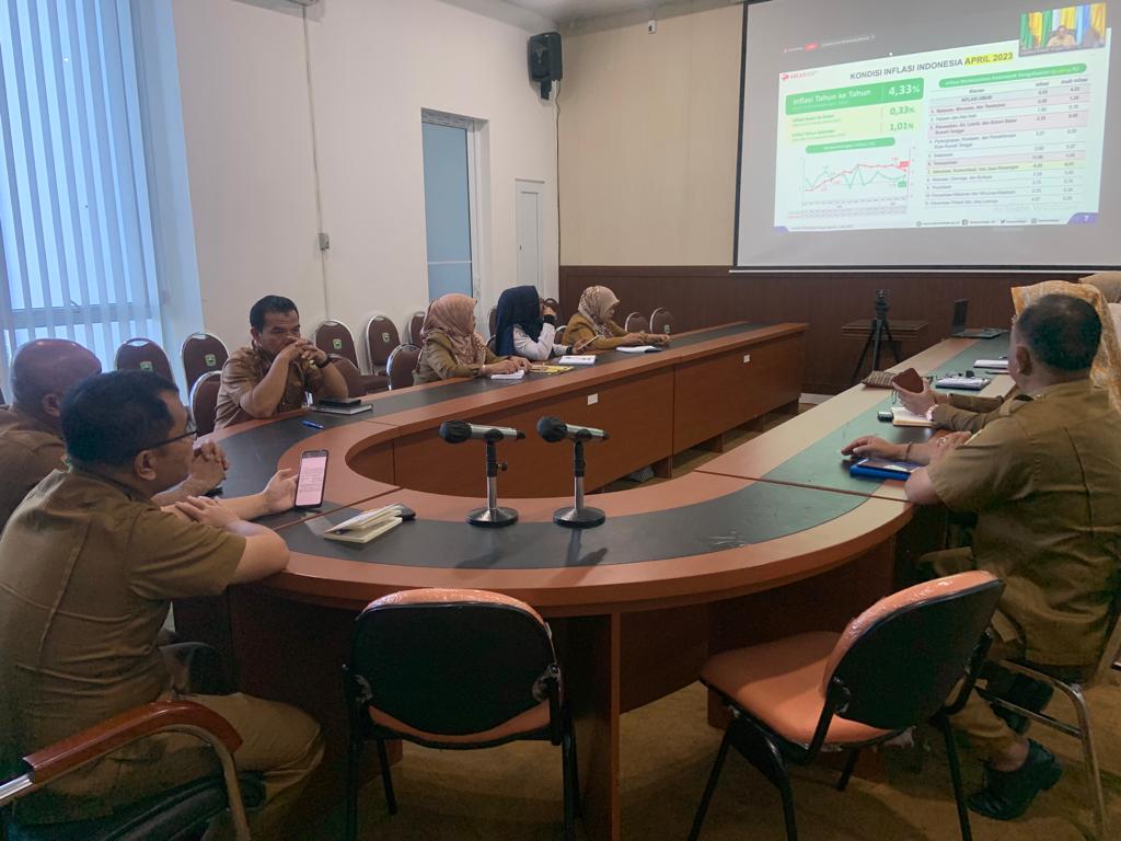 Tim Pengendalian Inflasi Daerah (TPID) Kabupaten Solok Tahun 2023 ikuti rapat koordinasi