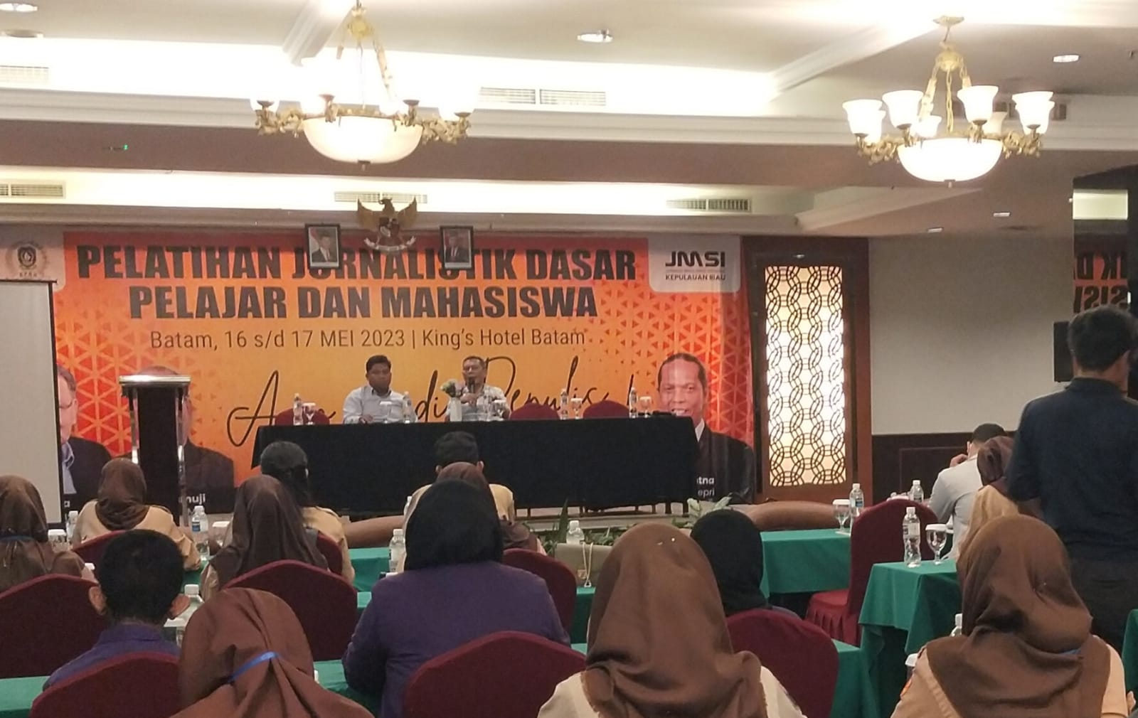 Apresiasiasi Pelatihan Jurnalistik Pelajar dan Mahasiswa oleh JMSI,Â  Ini Kata Anggota DPRD Kepri Uba