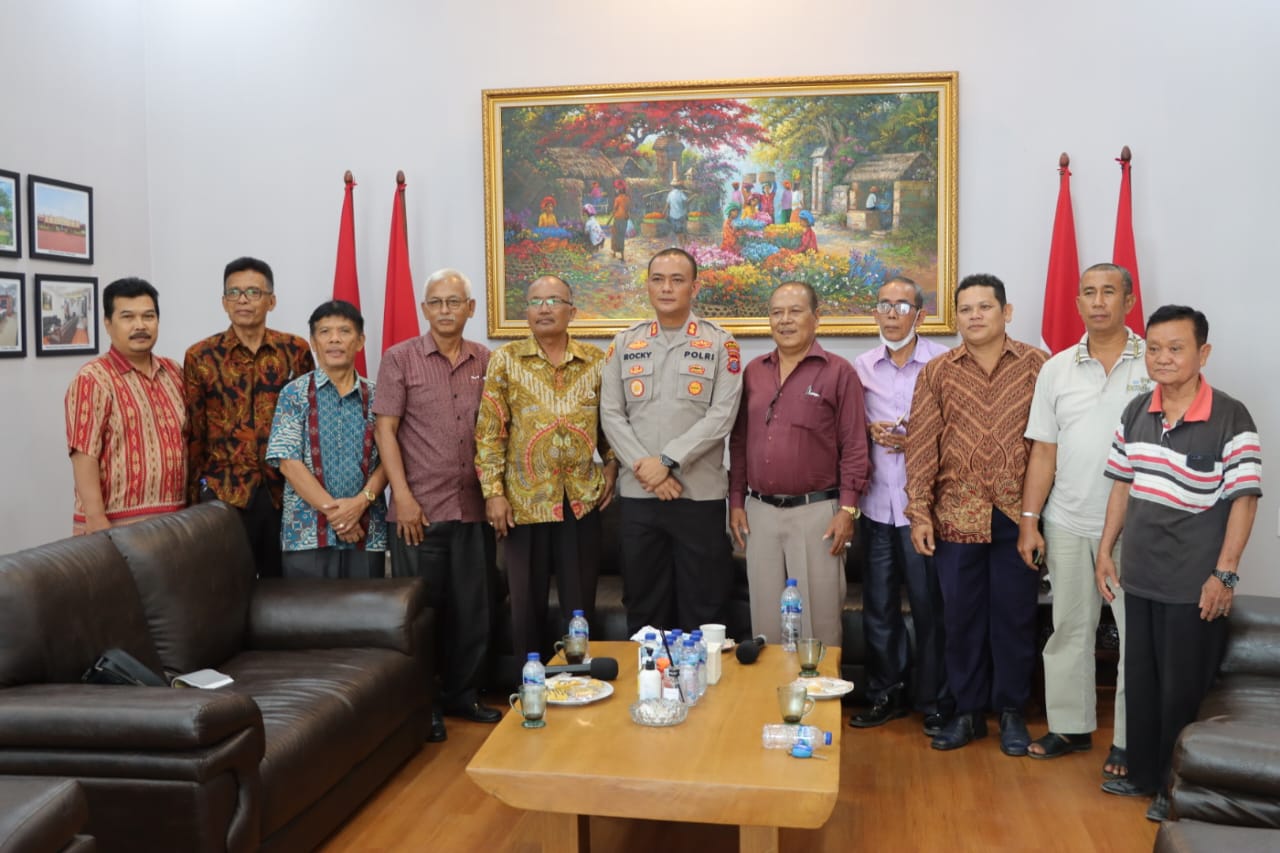 Kapolres Asahan Terima Silaturahmi Perkumpulan Presidium Sonak Malela Kisaran