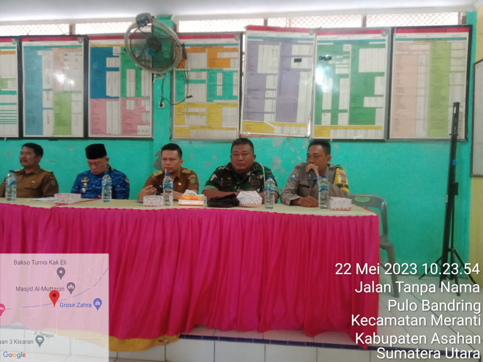 Bhabinkamtibmas Polsek Kota Kisaran menghadiri undangan Rakorpem