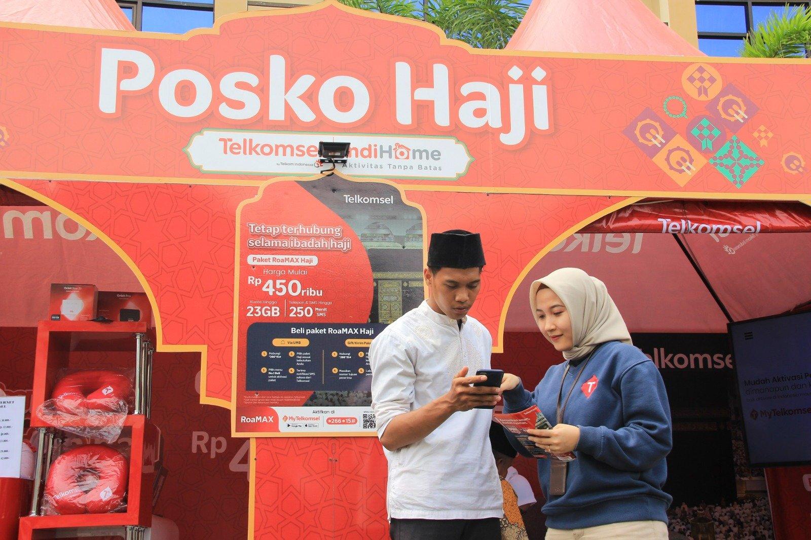 Telkomsel Hadirkan Paket RoaMAX Haji serta Operasikan GraPARI Mekah