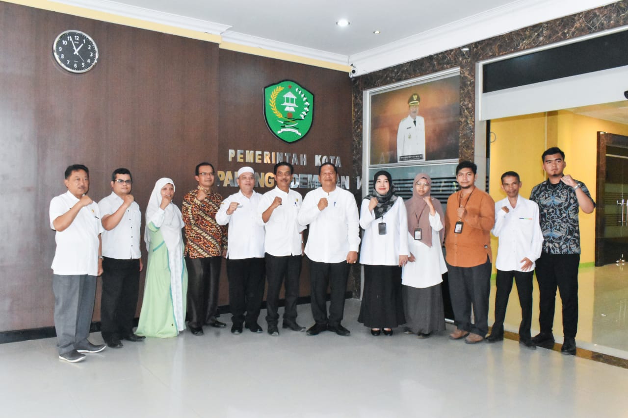 BPS Kota Silaturahmi dengan Walikota Padang Sidempuan Irsan Efendi Nasution
