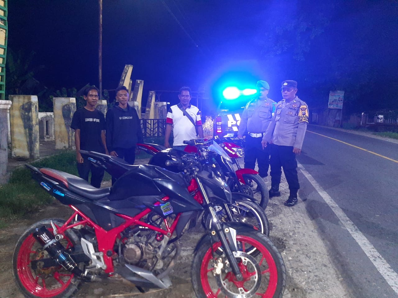 Personel Polsek Simpang Empat Patroli KRYD