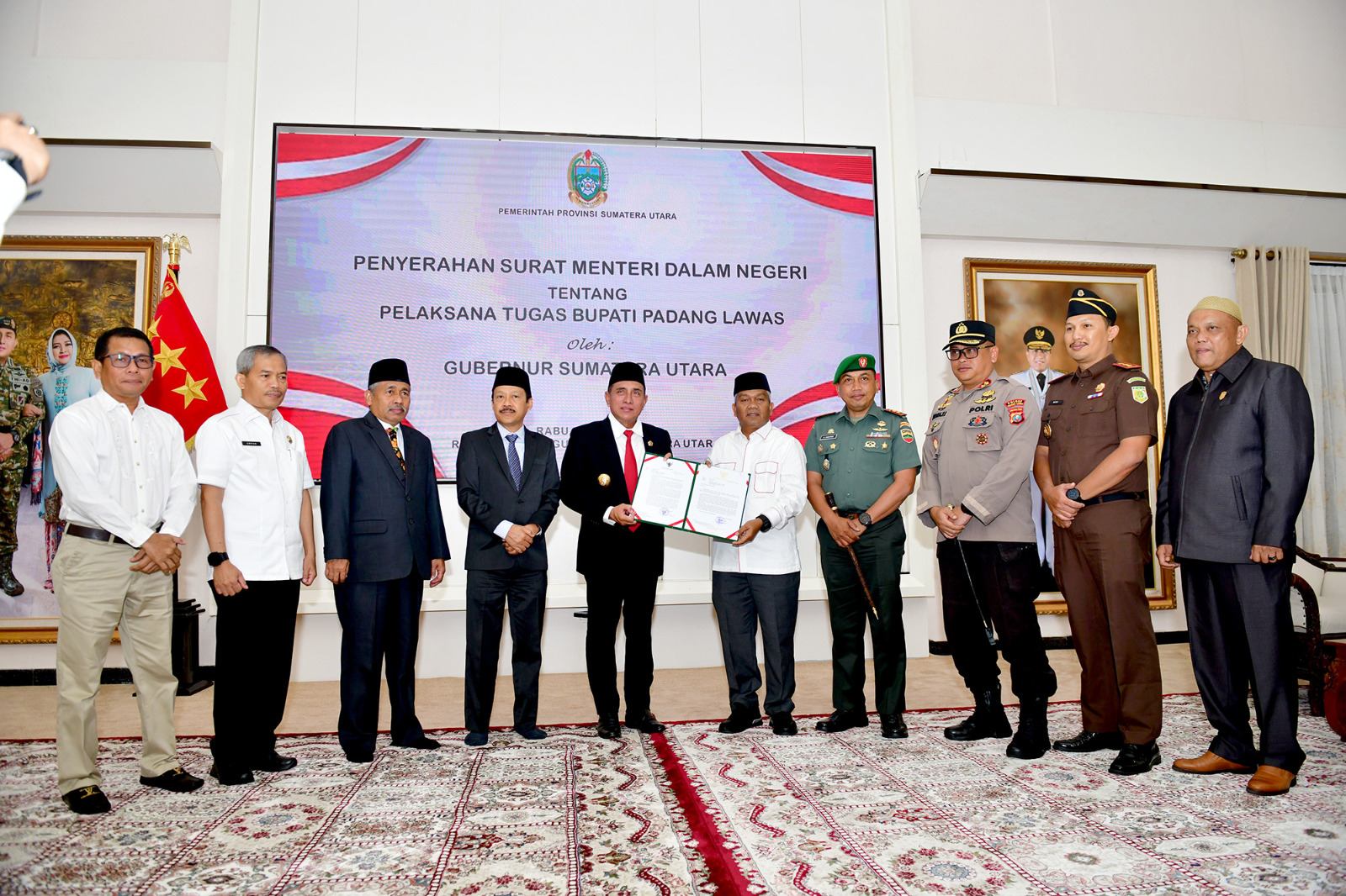 Mendagri Tunjuk Kembali Ahmad Zarnawi Pasaribu Plt Bupati Palas