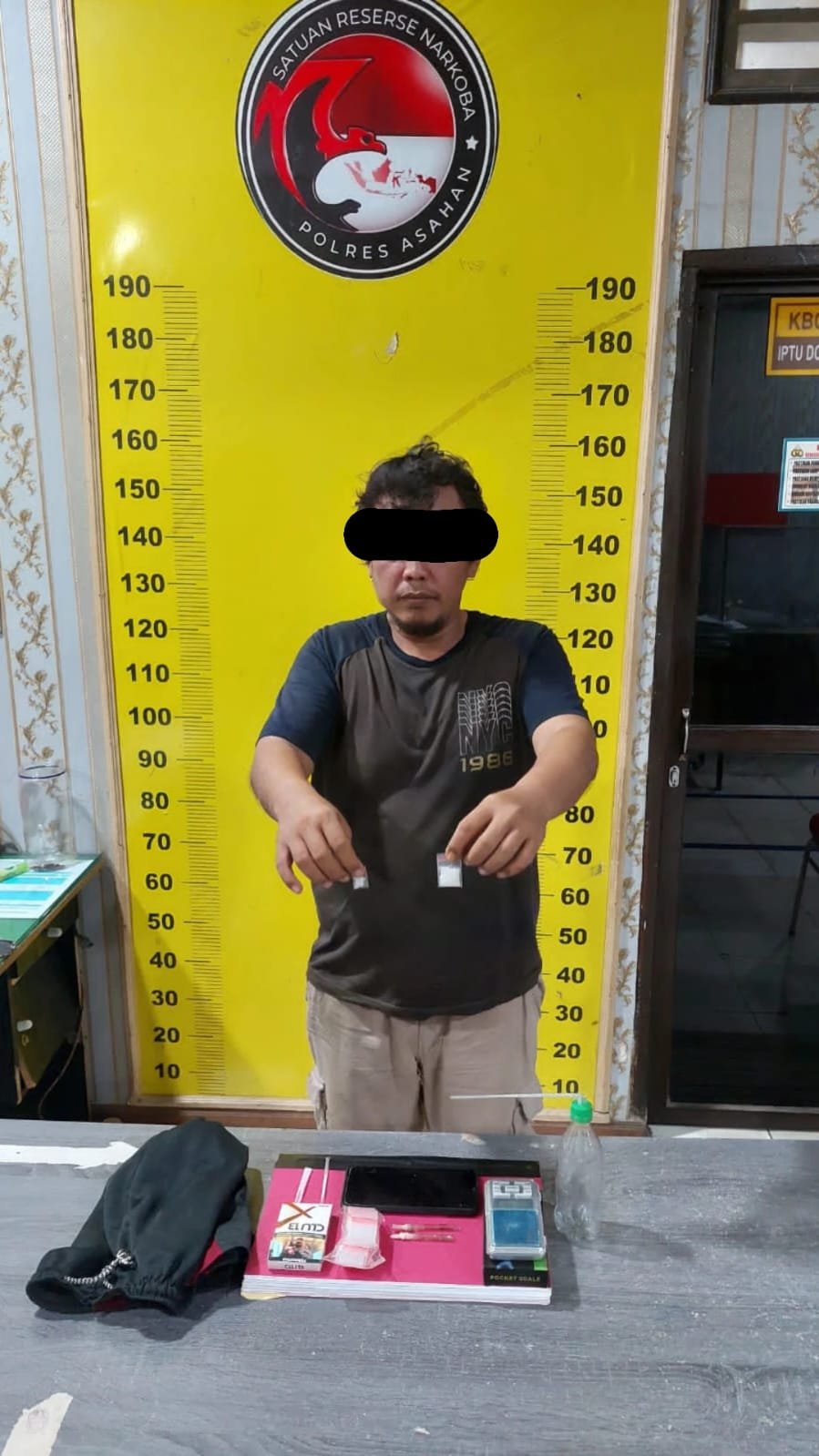 Satnarkoba Polres Asahan Gagal Peredaran Sabu, Anak Jalan Sei Ismail Kisaran Ditangkap