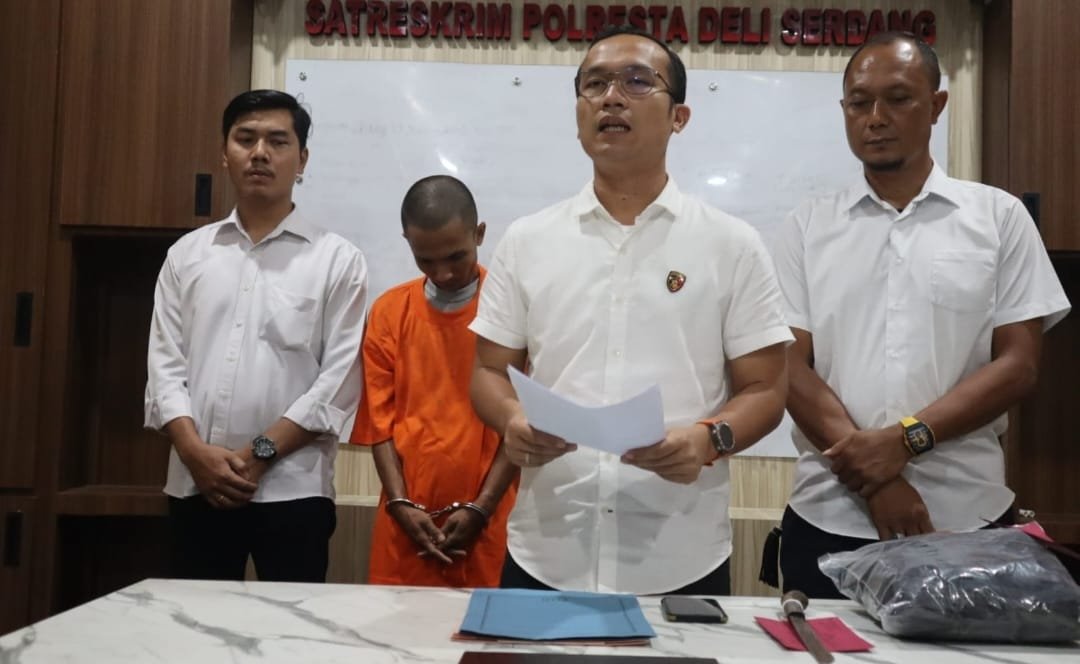 Sat Reskrim Polresta Deli Serdang Ungkap Kasus Pencurian Dengan Kekerasan Yang Terjadi di Kecamatan Tanjung Morawa