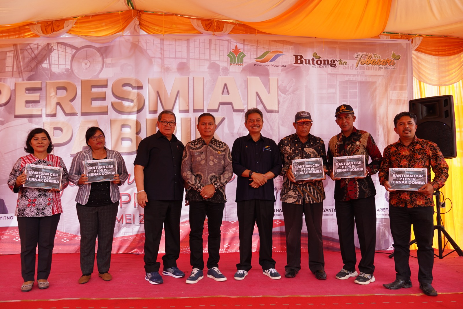Peresmian Pabrik Pengemasan Teh Retail, PTPN IV Ciptakan Kebanggaan Baru Bagi Simalungun