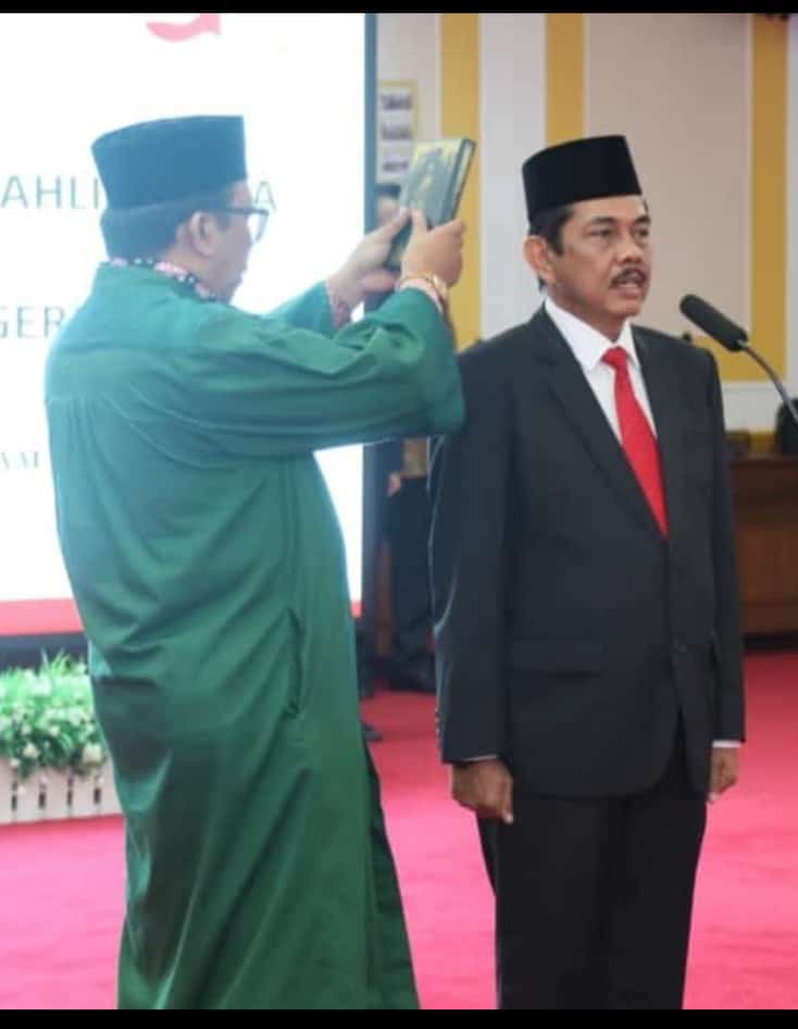 Muhammad Dimiyathi Dilantik Menjabat PPUPD Kemendagri RI
