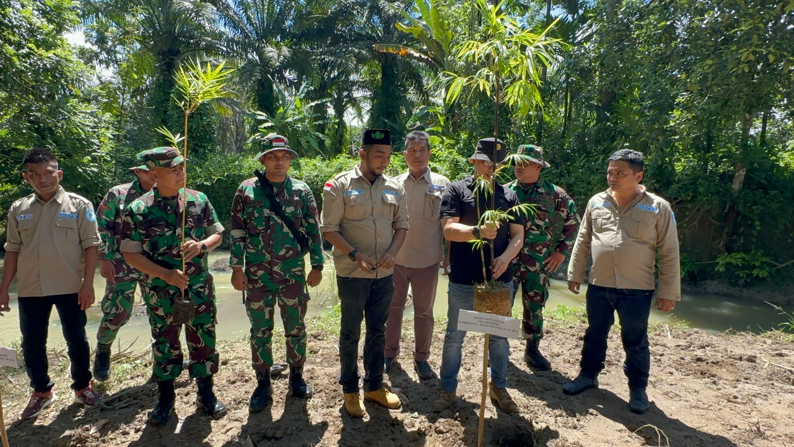 Kapolresta Deli Serdang Hadiri Kegiatan Upaya Pelestarian Lingkungan