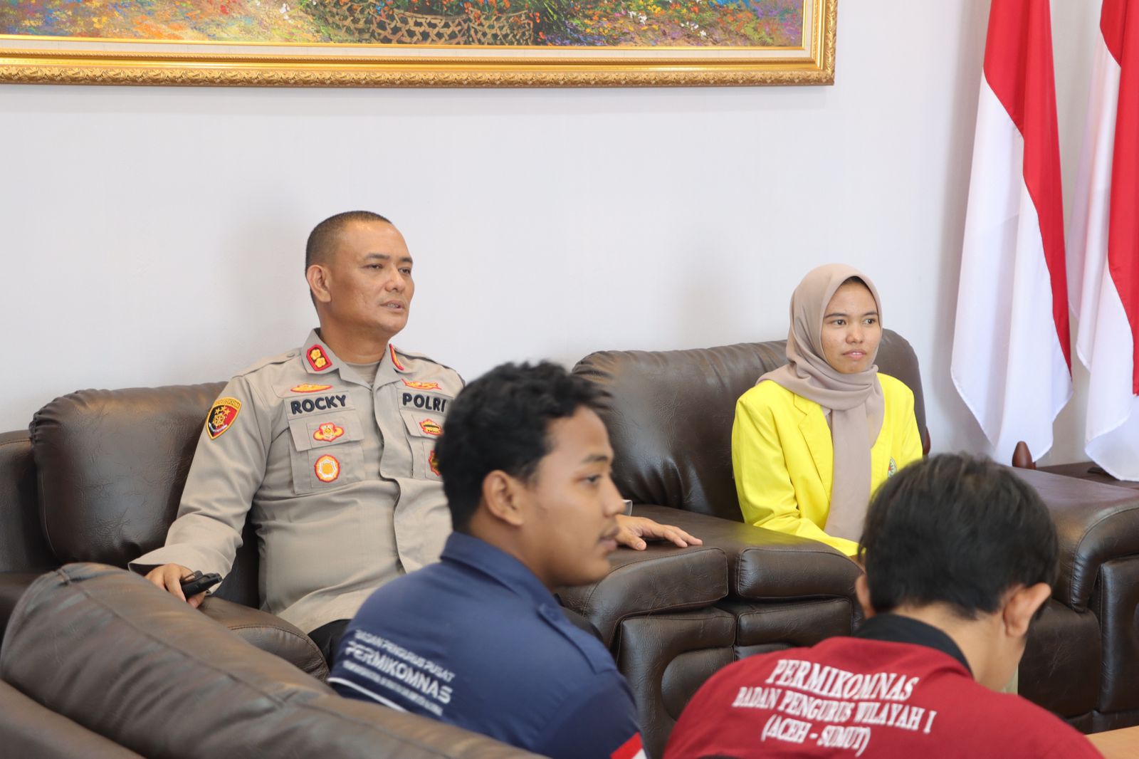Kapolres Asahan Siap Mendukung Kegiatan Positif Dari BEM