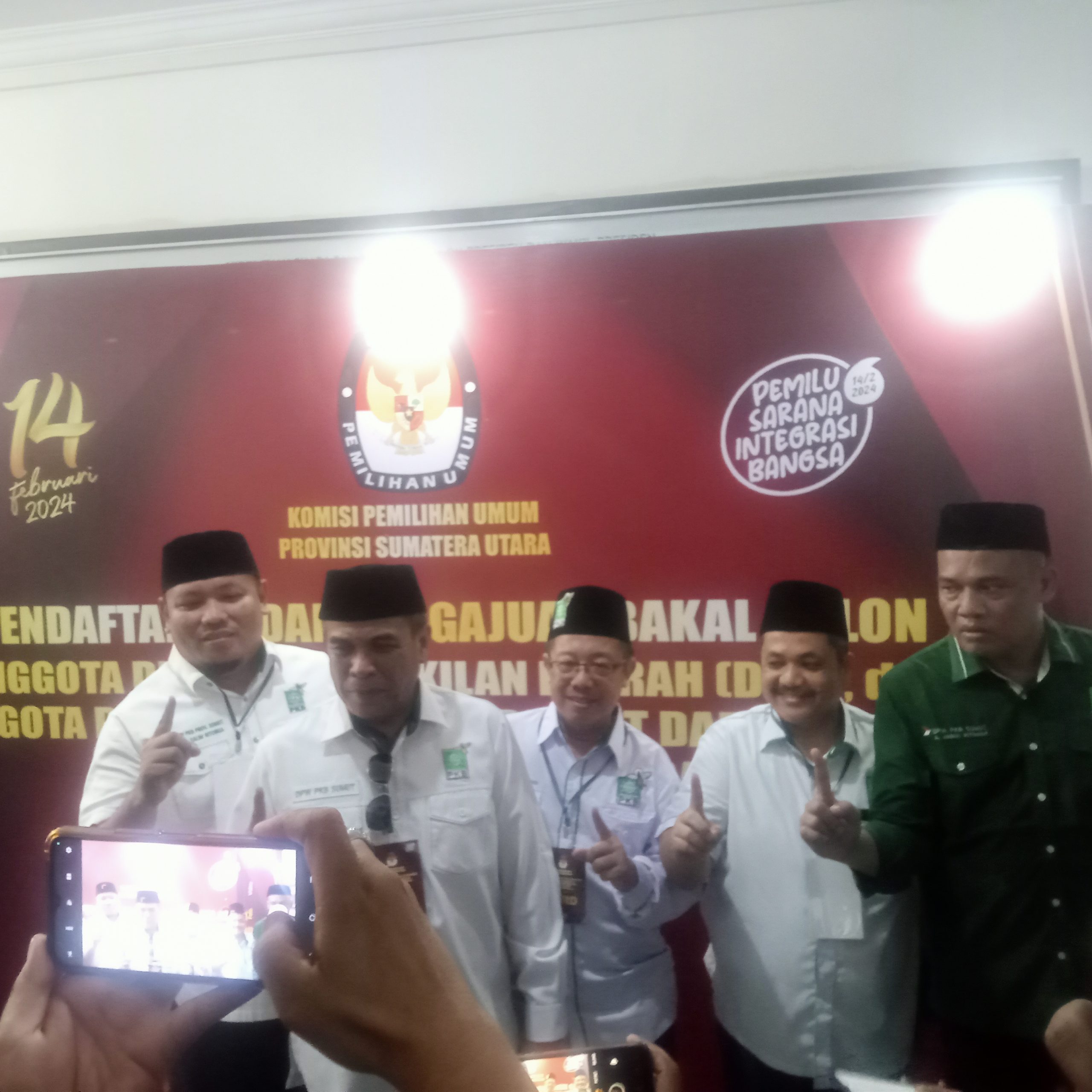 Beberapa Kdh Bacaleg, Ketua PKB Sumut H M. Jafar Sukhairi Memastikan kursi PKB di Sumut akan naik