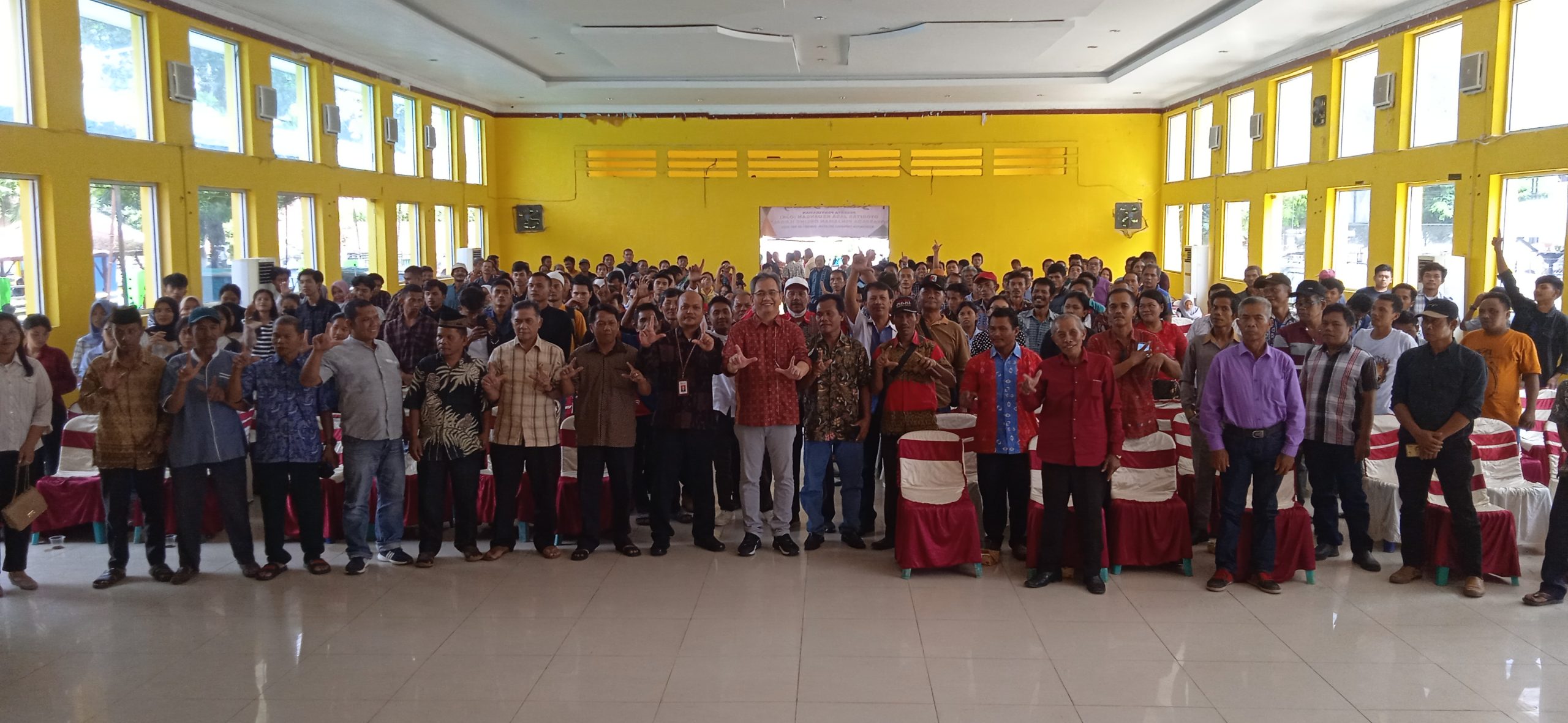 Ratusan Peserta dari Tapsel Antusias Sambut Sihar Sitorus di Gedung Adam Malik Padangsidimpuan 