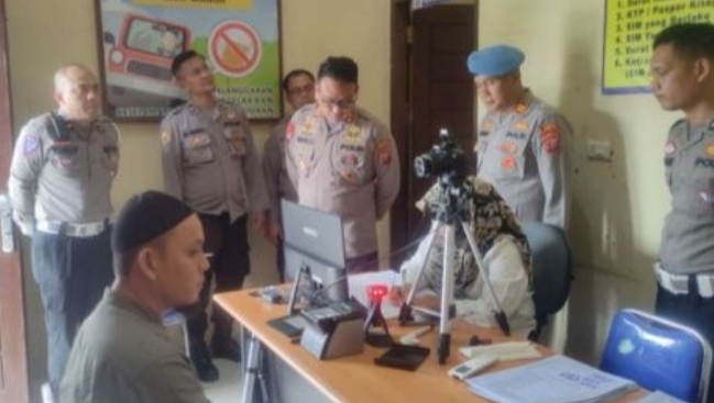 Kapolres Palas Sidak Sentra Pelayanan Publik Terpadu