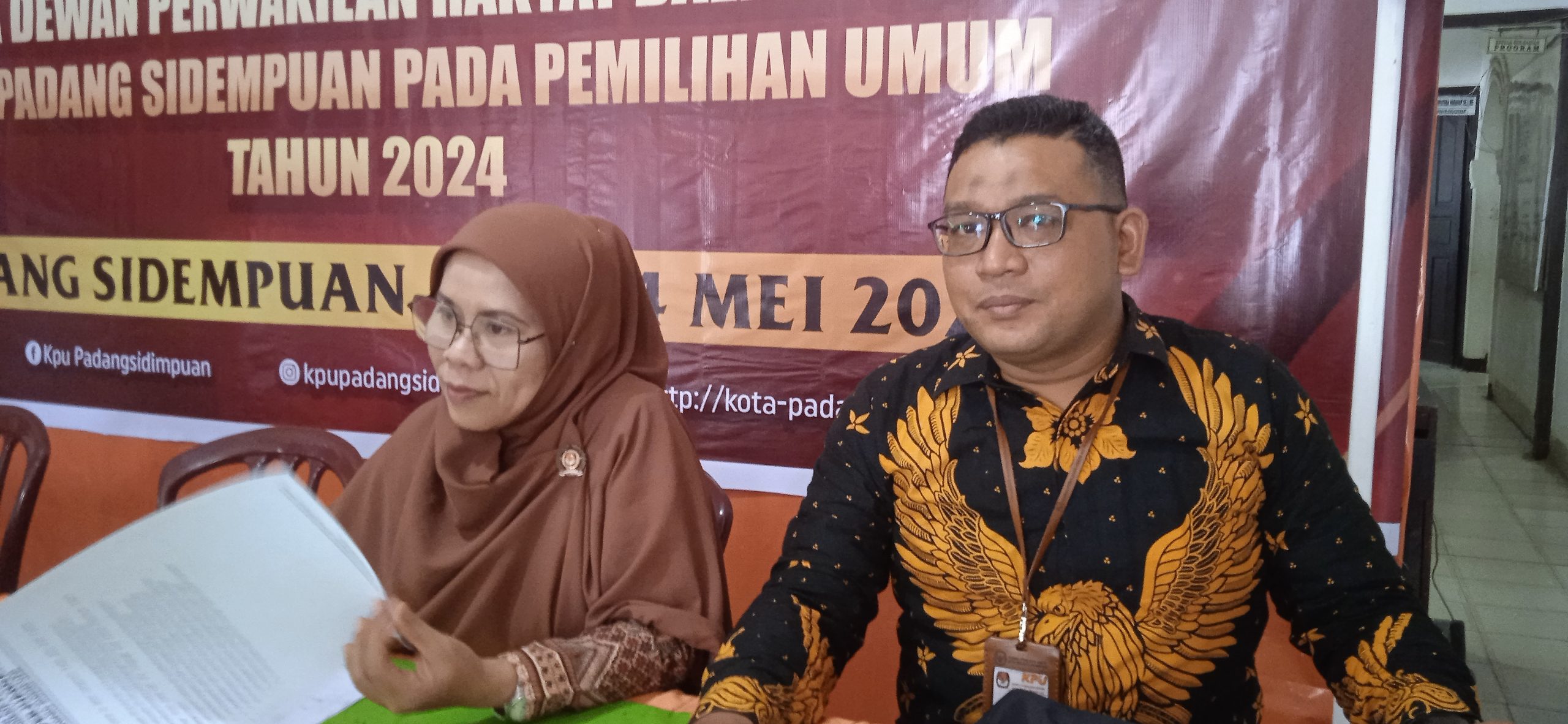 Empat Hari Lagi Pendaftaran Bacaleg Padangsidimpuan di Tutup,Besok Baru Parpol Ini Yang Daftar