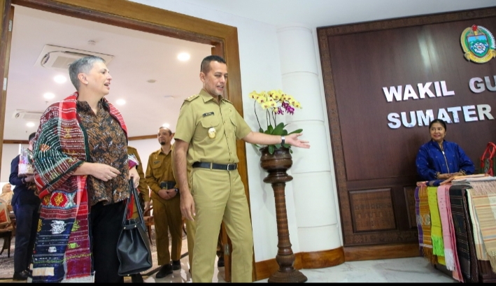 Wagub Musa Rajekshah Jamu Dubes Australia Penny Williams, Ini yang Dibahas