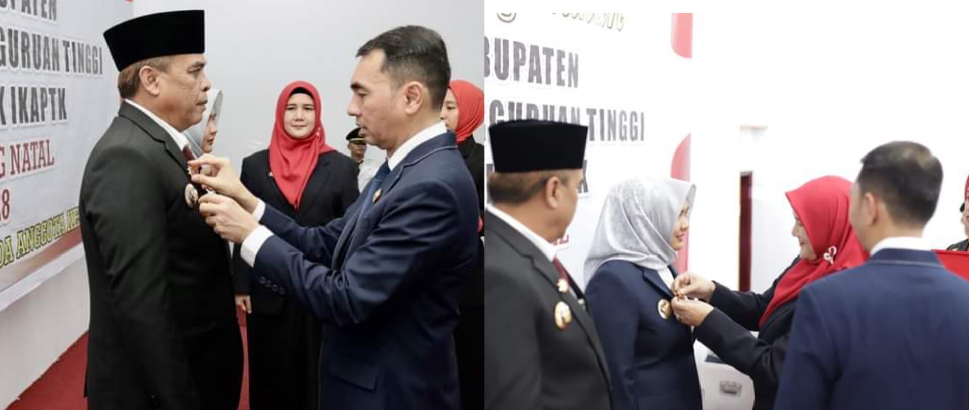 Bupati dan Wabup Madina Terima Pin Kehormatan Astha Brata