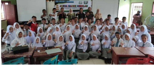 Pihak Kejari Langkat Kembali Menggiatkan Program Jaksa Masuk Sekolah, Kali Ini di SMAN I Salapian dan SMAN I Bahorok