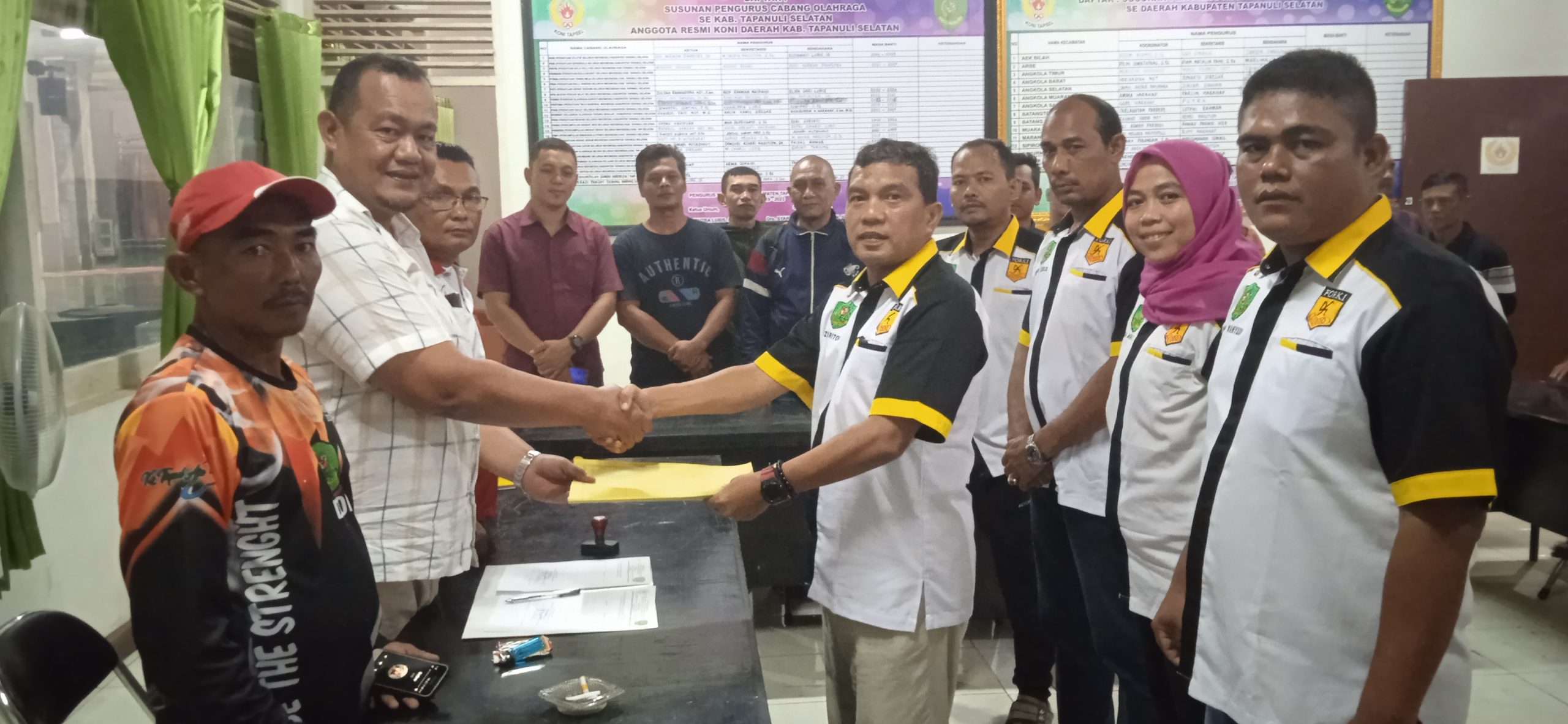 Didukung 15 Cabor,Haris Yani Tambunan Mendaftar Calon Ketua KONI Tapsel