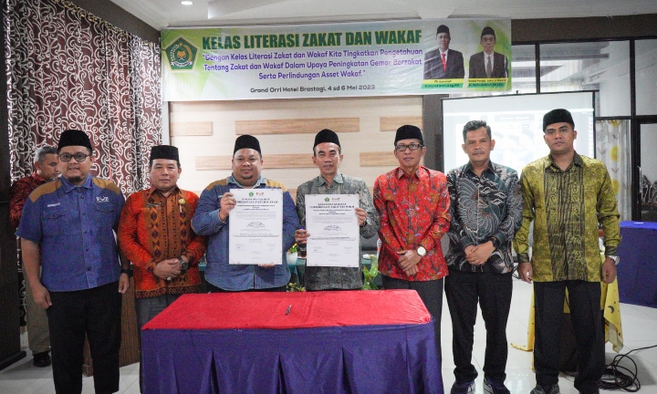 Forum Zakat Sumatera Utara dan Kanwil Kemenag Sumut Tandatangani MoU