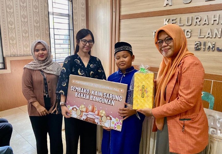 Binjai Mall Berikan Bantuan untuk Kaum Duafa dan Anak Yatim di Kota Binjai