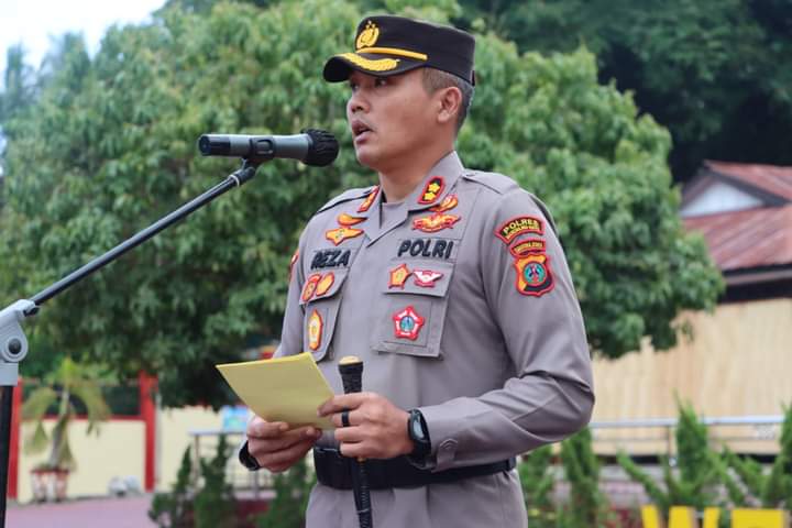 Hari Bhayangkara ke 77 Tahun, 26 Personil Polres Madina Naik Pangkat, AKBP Reza CAS berikan Pesan