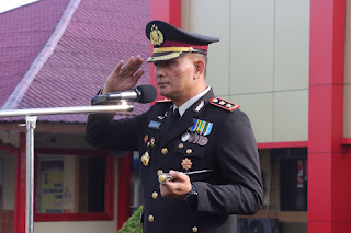 Kapolres Asahan Irup di Hari Lahir Kesaktian Pancasila, AKBP J Rocky H MarpaungÂ  Bacakan Amanat Presiden RI Joko Widodo