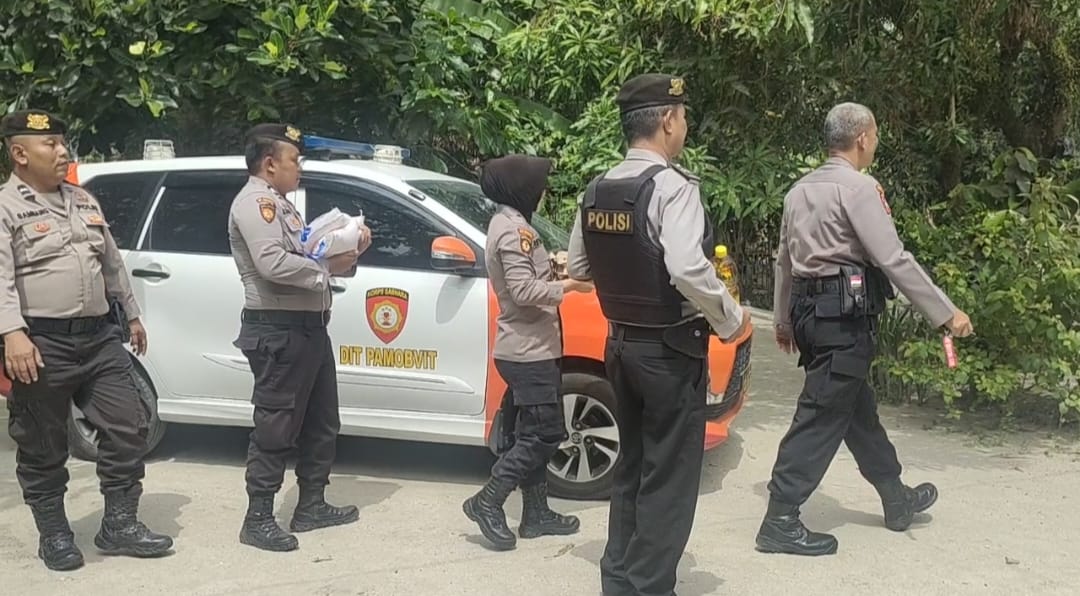 Peduli Warga Kurang Mampu, Sat Samapta Polres Asahan Berikan Bantuan Tali Asih