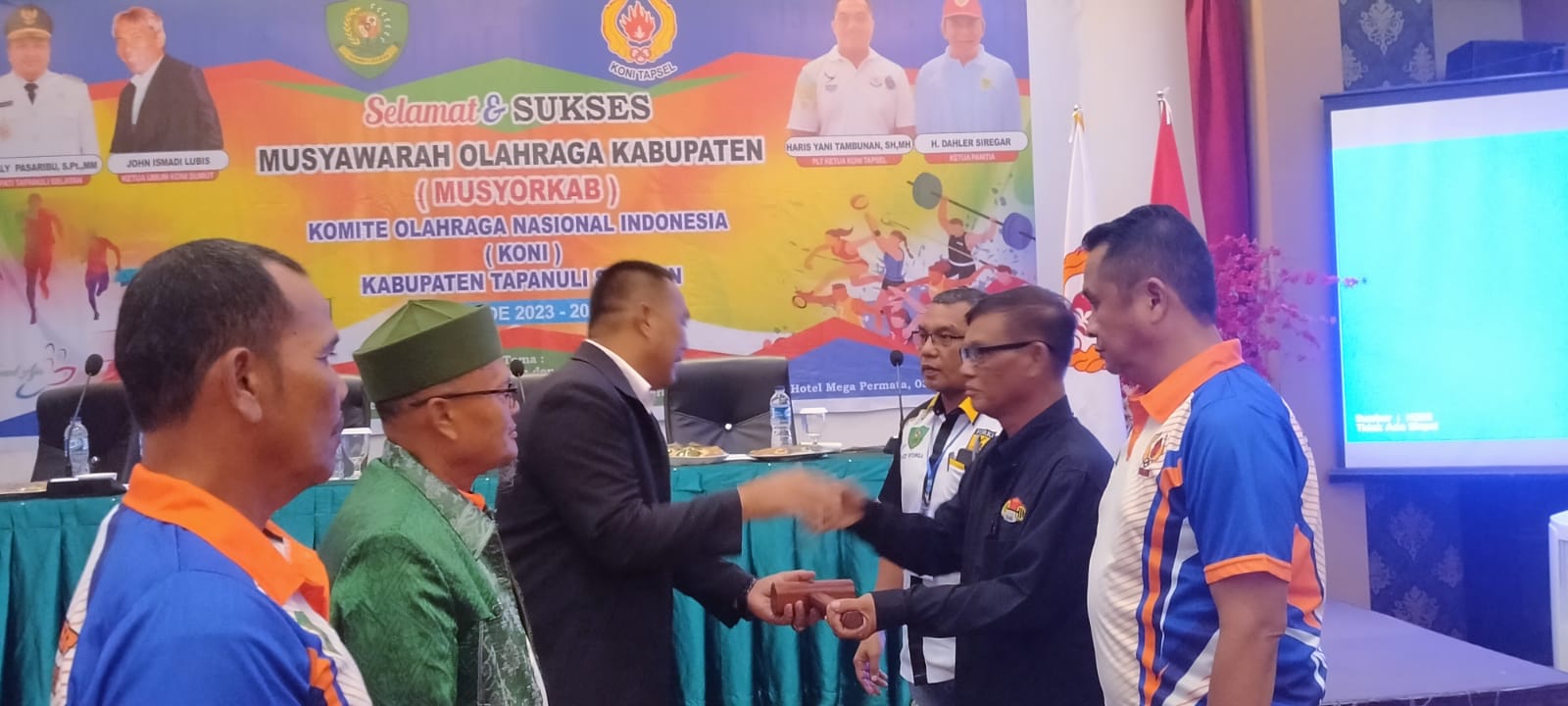 Haris Yani Tambunan Nahkodai KONI Tapsel Periode 2023-2027