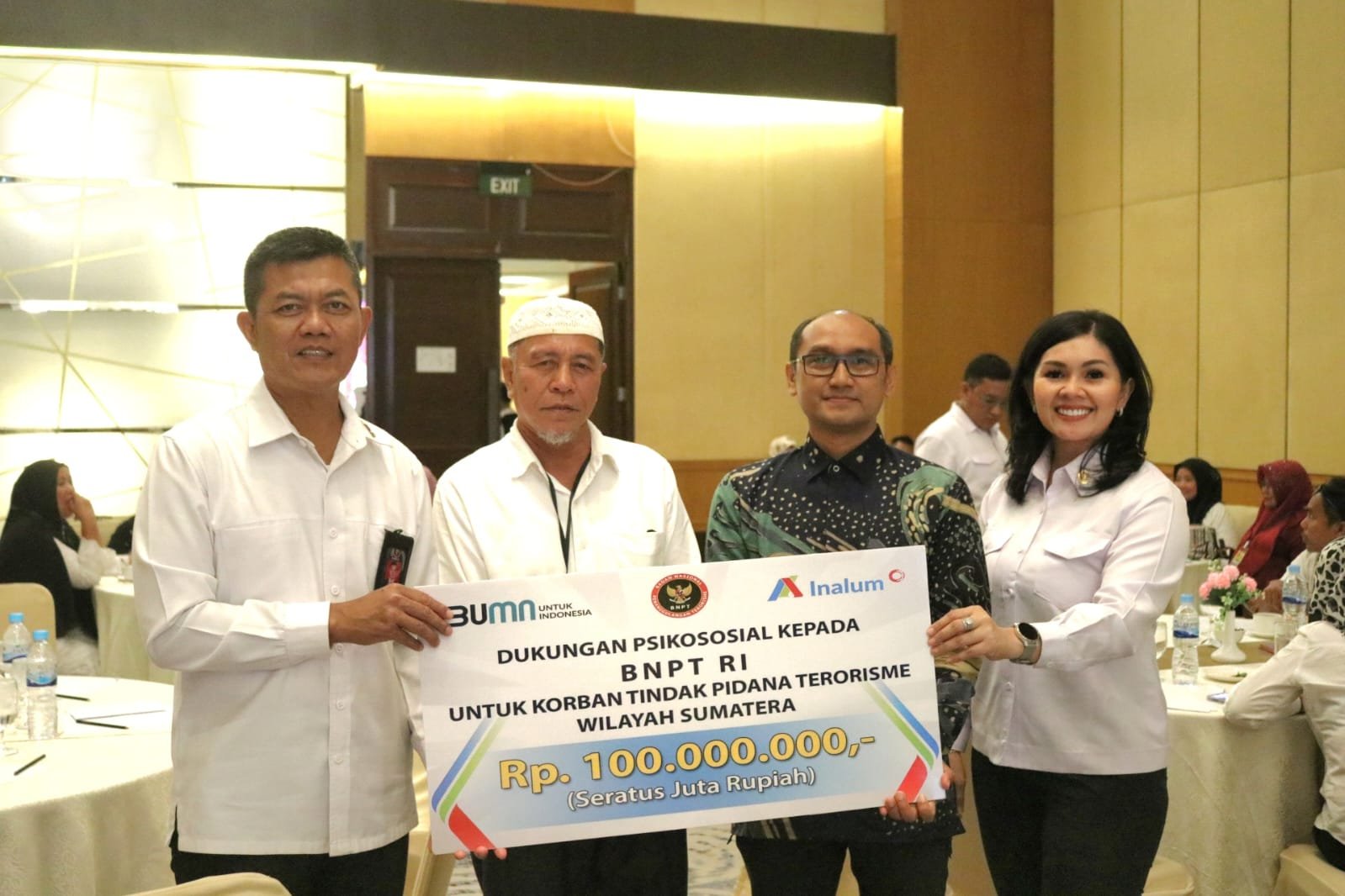 Dukung Pemberantasan Terorisme, Inalum Bantu 40 Penyintas di Sumut