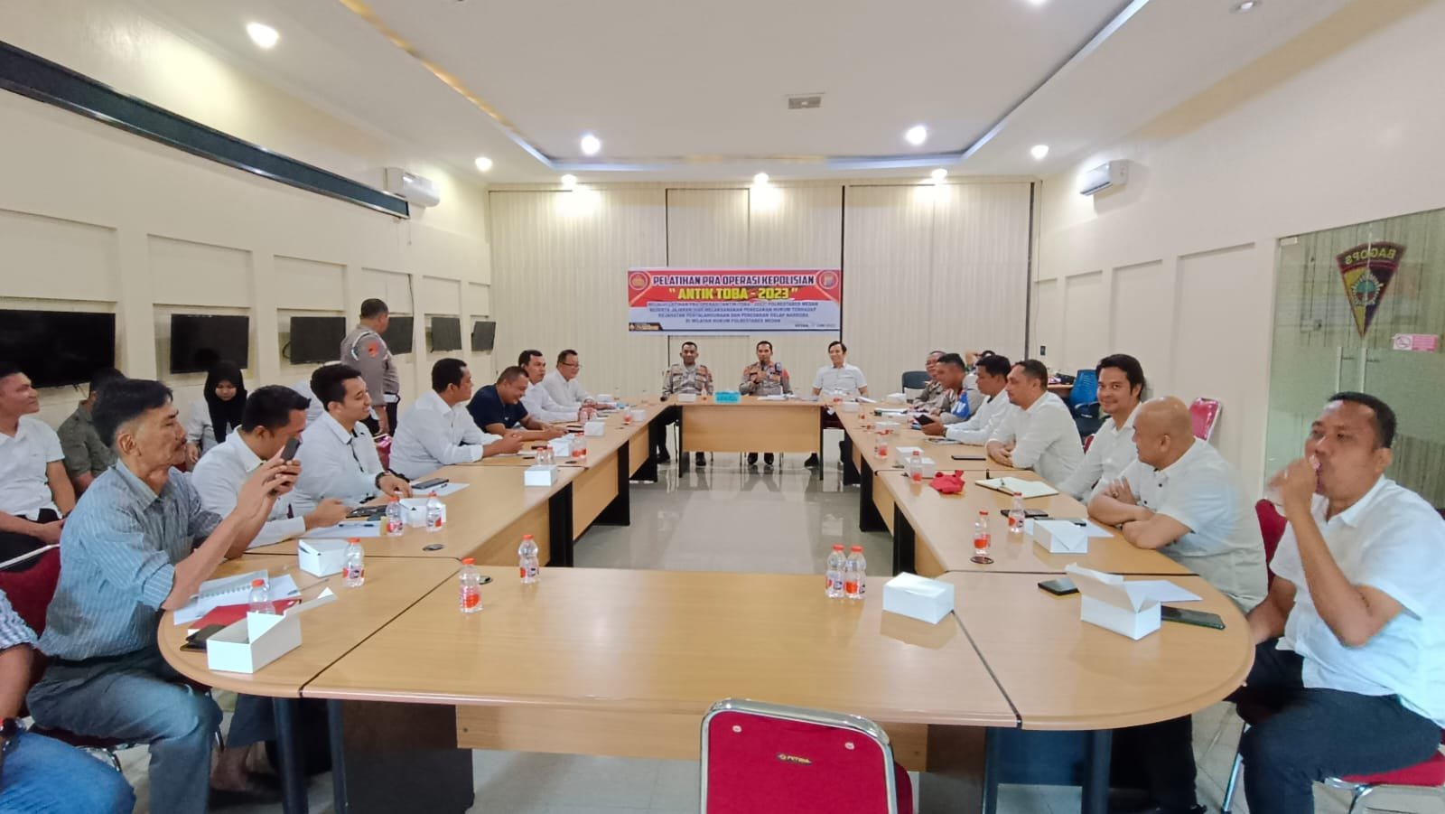 Polrestabes Medan Gelar Pelatihan Pra Operasi Kepolisian Antik Toba 2023